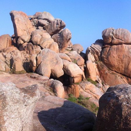 Trestraou, Cote De Granit Rose, Studio Vue Mer, Rez-De-Chaussee Perros-Guirec Luaran gambar