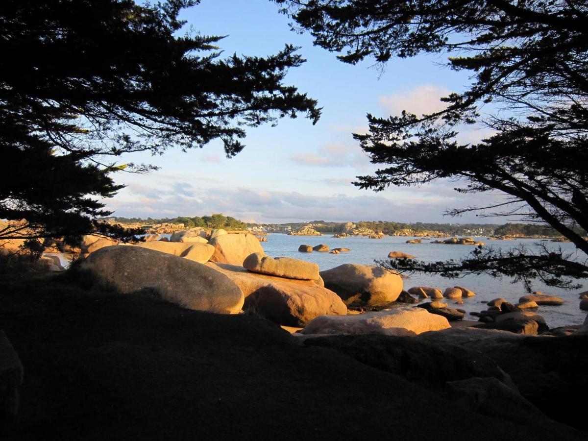 Trestraou, Cote De Granit Rose, Studio Vue Mer, Rez-De-Chaussee Perros-Guirec Luaran gambar